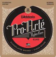 Изображение D'Addario EJ45 PRO ARTE - Струны для классической гитары, среднего натяжения