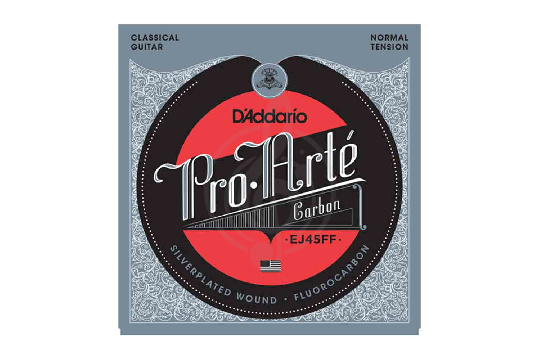 Струны для классической гитары D'Addario EJ45FF Pro-Arte Carbon - Струны для классической гитары - фото