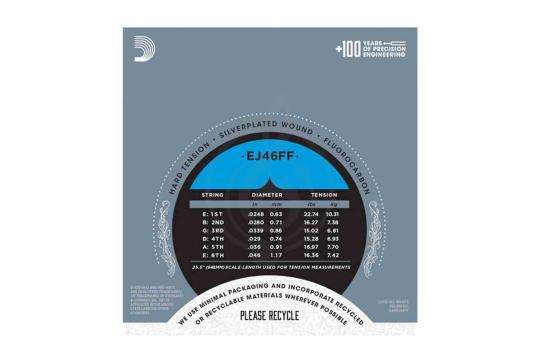 Струны для классической гитары D'Addario EJ46FF Pro-Arte Carbon - Струны для классической гитары - фото 3