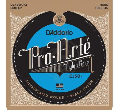 Изображение D'Addario EJ50 PRO ARTE - струны для классической гитары, сильного натяжения