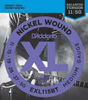 Изображение D'Addario EXL115BT Струны для электрогитары 11-50