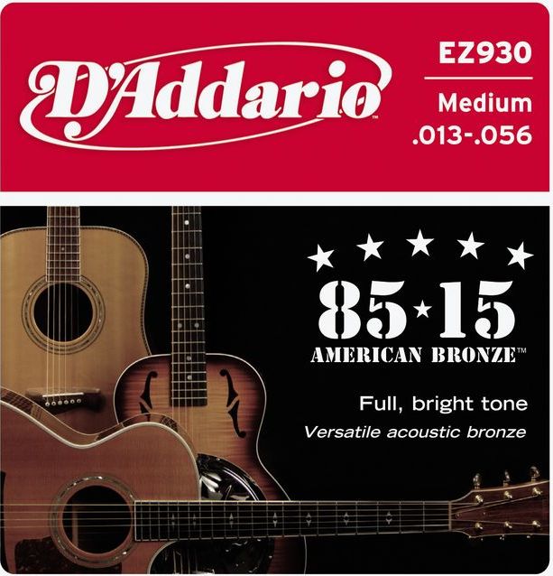 Струны для акустической гитары D'Addario EZ930 Струны для акустической гитары 13-56 - фото 1