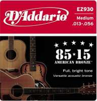 Изображение D'Addario EZ930 Струны для акустической гитары 13-56