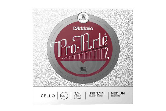  D'ADDARIO J59 3/4M Pro-Arte - Струны для виолончели - фото 1