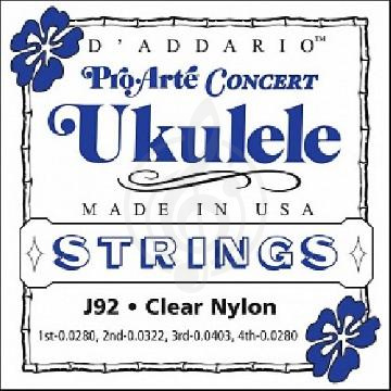 Изображение Струны для укулеле концерт D'Addario J92 Pro-Arte