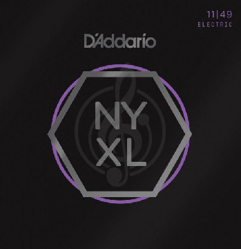 Струны для электрогитары D'Addario NYXL1149 - струны для эл .гит, никель, 11-49 - фото 1