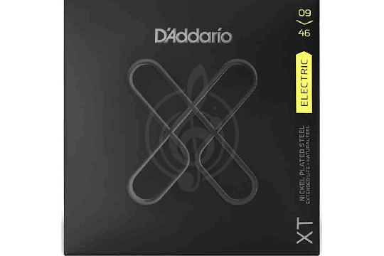 Струны для электрогитары D`Addario XTE0946 XT Комплект струн для электрогитары, никелированные, 9-46, с покрытием - фото 1