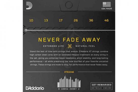 Струны для электрогитары D'Addario XTE1046 XT - Струны для электрогитары - фото 2