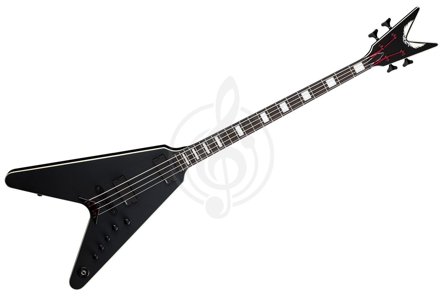 Бас-гитара DEAN VB STH BKS V - бас-гитара,тип 'Стрела',22 лада,цвет-черный атлас - фото 1