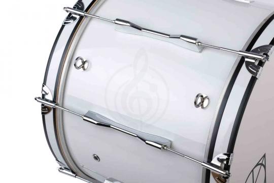 Маршевый барабан Dixon PMZCL4181-WT - Маршевый бас-барабан, 18" х 14" - фото 4