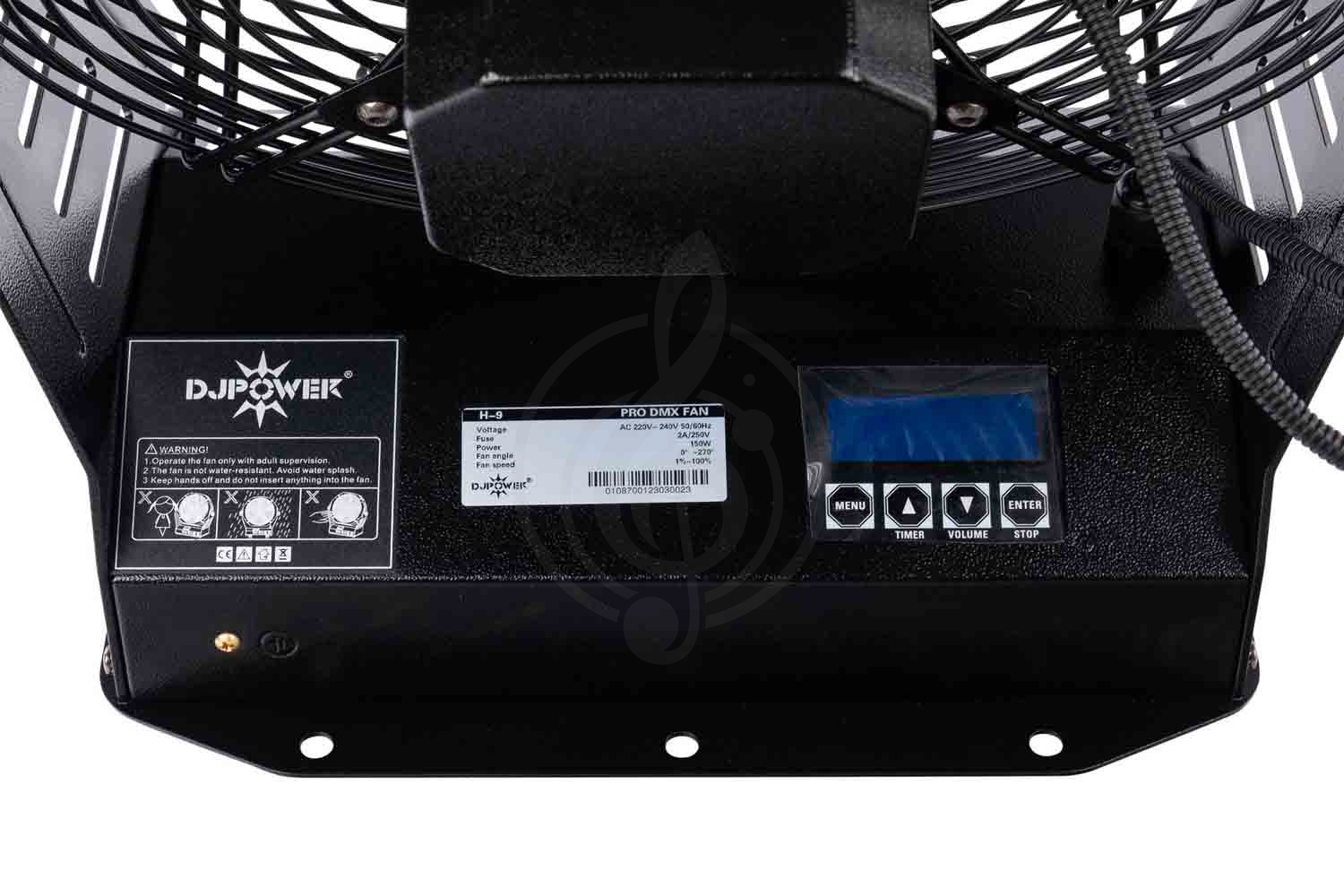 Сценический вентилятор DJPower H-9 - Вентилятор сценический DMX, 150Вт - фото 3