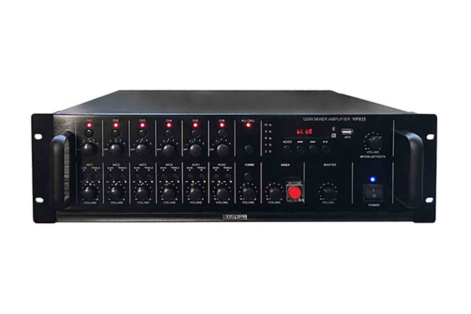 Радиоузел DSPPA MP825 - Микшер-усилитель трансляционный - фото 1