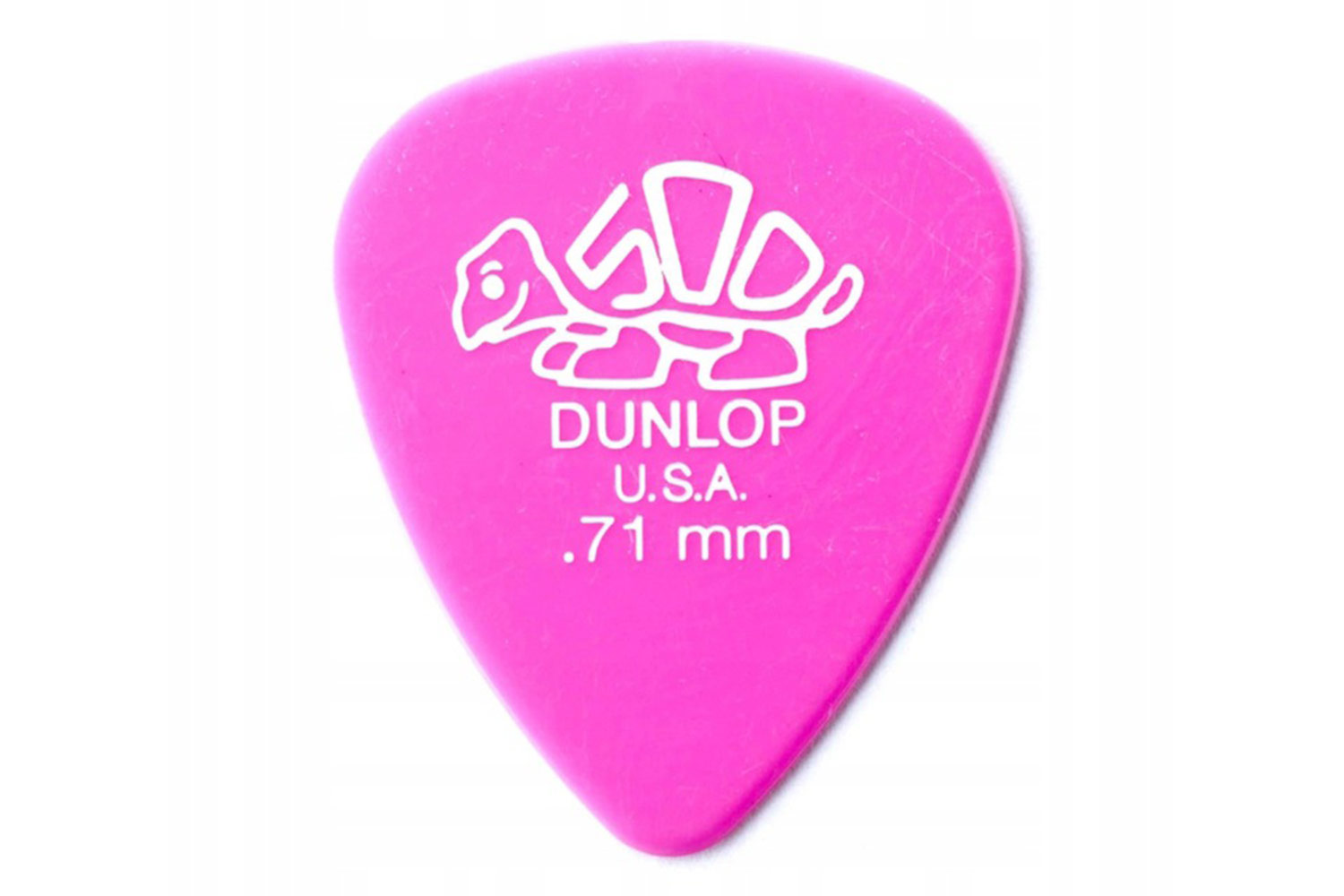 Медиатор Dunlop Delrin 500 Медиаторы, толщина 0,71мм - фото 1