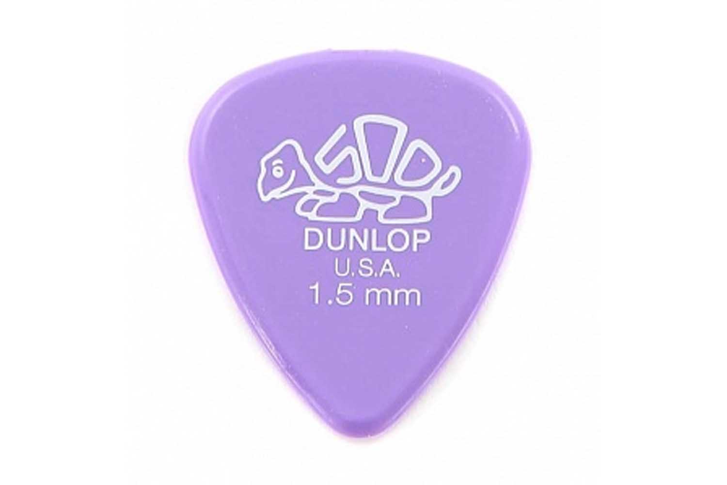 Медиатор Dunlop Delrin 500 Медиаторы, толщина 1,50мм - фото 1