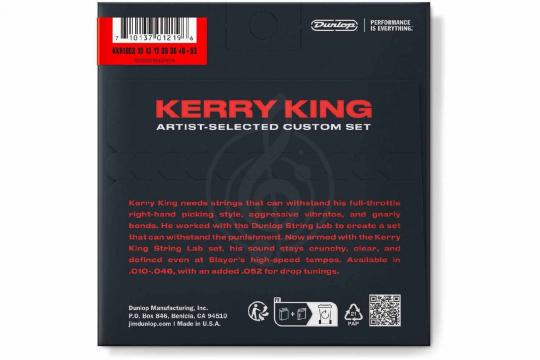 Струны для электрогитары DUNLOP KERRY KING ARTIST-SELECTED GUITAR STRINGS 10-52 KKN1052 - Струны - фото 