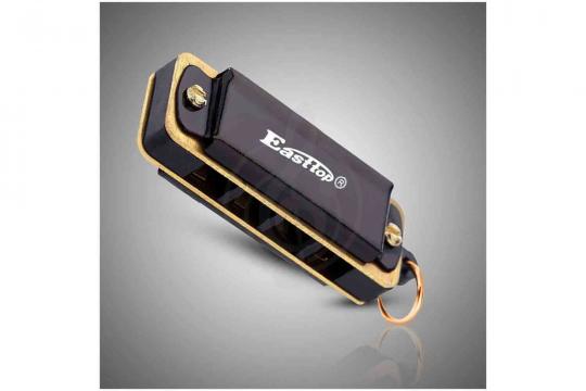 Детская губная гармошка EASTTOP DF4S BLACK - Уменьшенная гармошка - фото 4