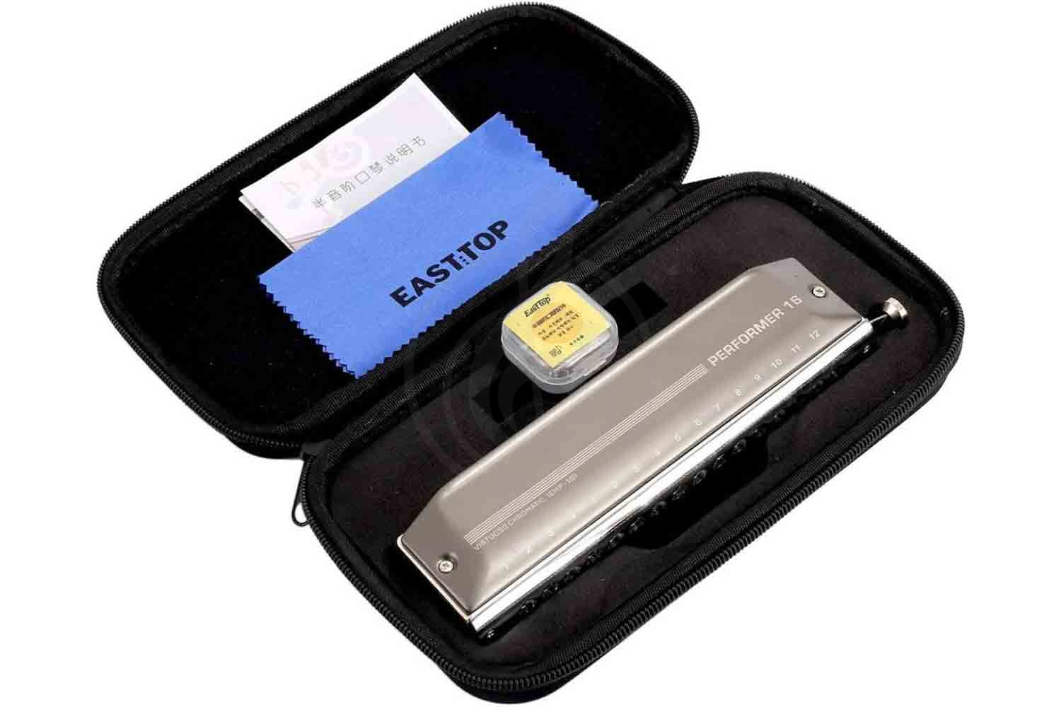 Хроматическая губная гармошка EASTTOP EMP-16 C - Гармошка губная хроматическая - фото 5