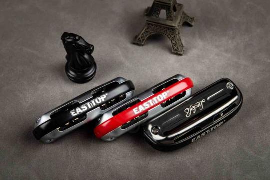 Диатоническая губная гармошка EASTTOP LUCKY 8 C BLACK COMB - Диатоническая губная гармошка - фото 7