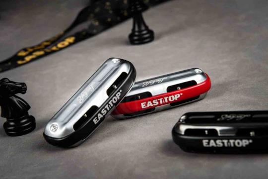 Диатоническая губная гармошка EASTTOP LUCKY 8 C RED COMB - Диатоническая губная гармошка - фото 3