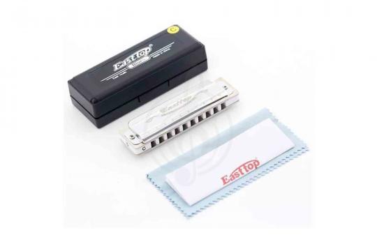 Диатоническая губная гармошка EASTTOP T008 Bb Nm - Диатоническая губная гармошка - фото 4