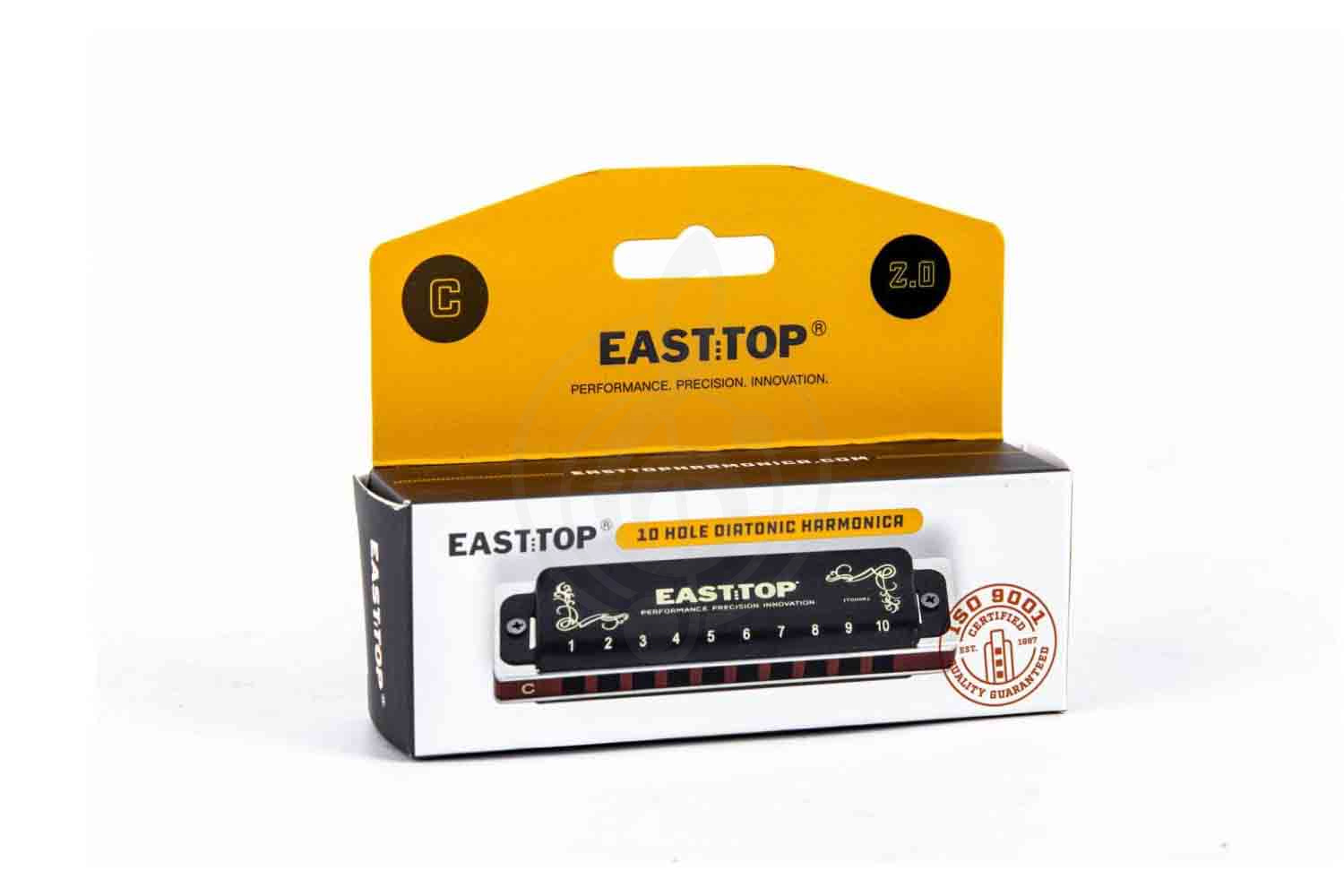 Диатоническая губная гармошка EASTTOP T008K 2.0 F low - Диатоническая губная гармошка - фото 2