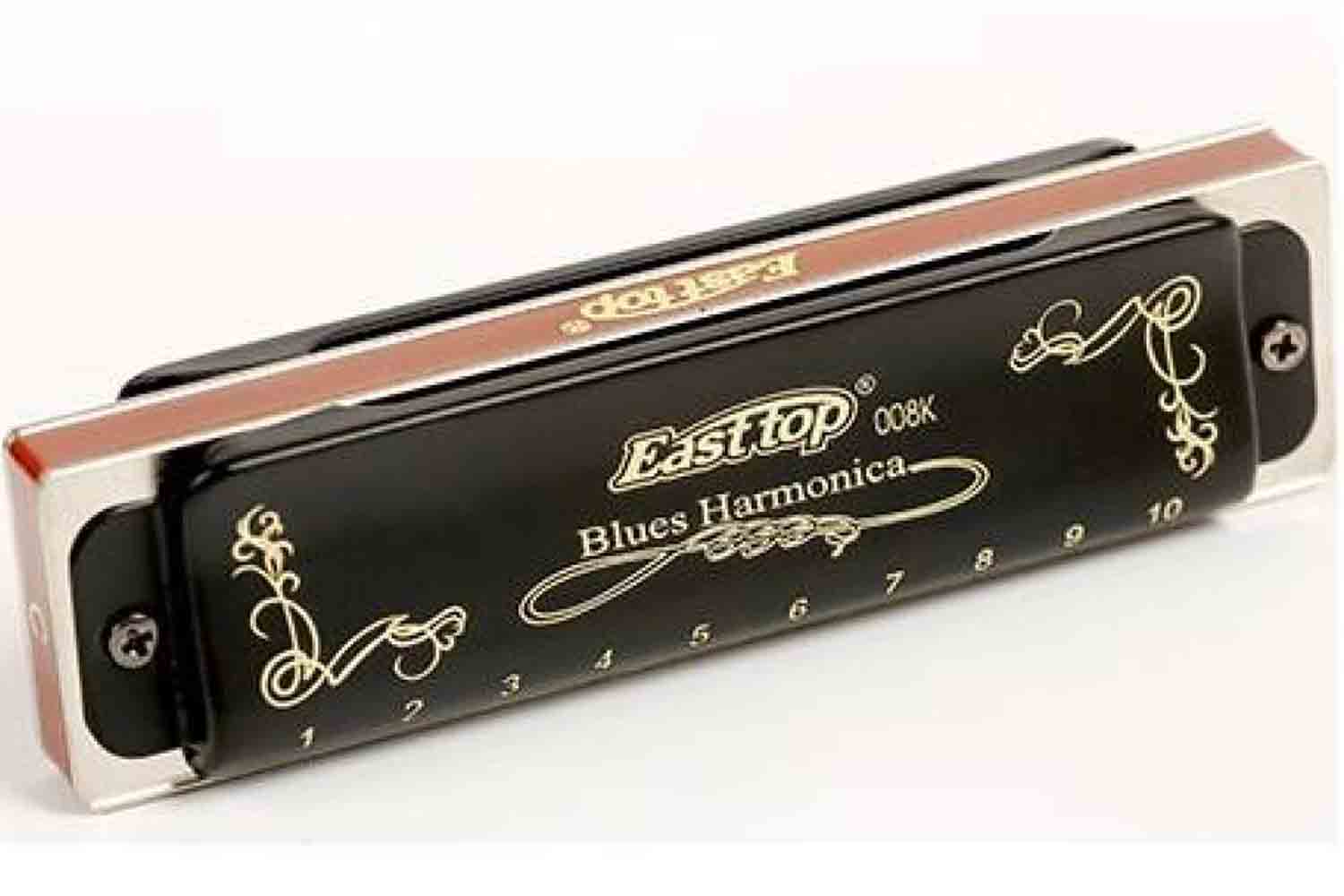 Диатоническая губная гармошка EASTTOP T008K Paddy A - Диатоническая губная гармошка - фото 1