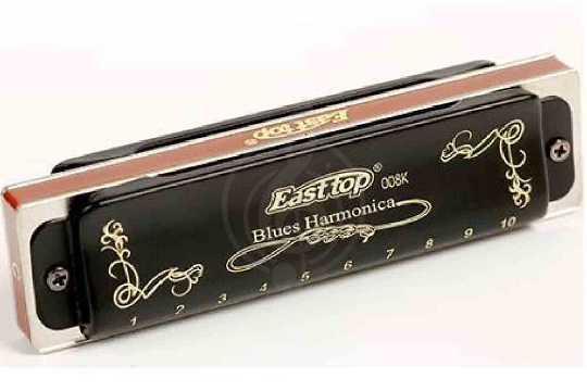 Диатоническая губная гармошка EASTTOP T008K Paddy A - Диатоническая губная гармошка - фото 1