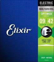 Изображение Elixir Super light 9-42 19002 Optiweb - Комплект струн для электрогитары