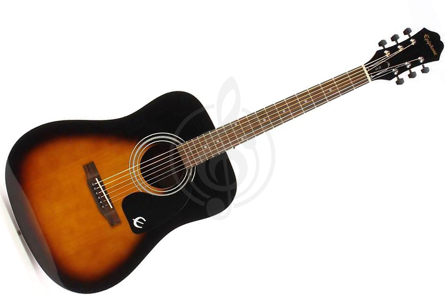 Акустическая гитара EPIPHONE DR-100 (Square Shoulder) Vintage Sunburst - Акустическая гитара - фото 1