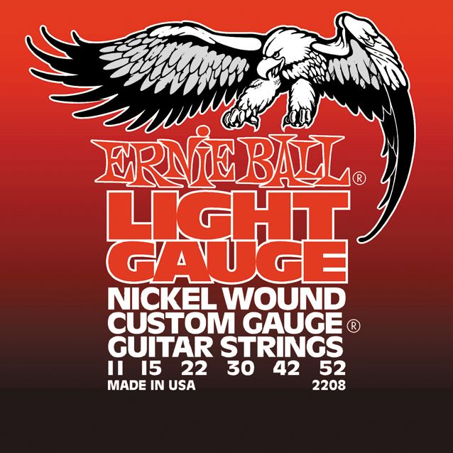 Струны для электрогитары Ernie Ball 2208 струны для эл. гитары 11-52 - фото 1