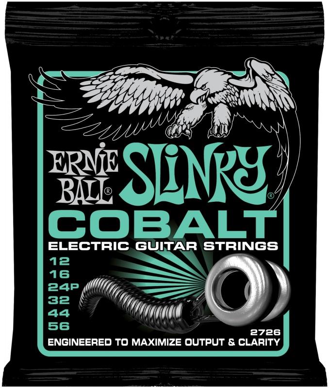 Струны для электрогитары Ernie Ball 2726 струны для эл.гитары Cobalt Electric Not Even Slinky (12-56) - фото 1