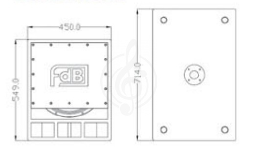 Активная акустическая система FDB KS600BA активная акустическая система сабвуфер,  600 Вт  - фото 5