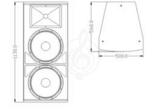 Пассивная акустическая система FDB U215II Акустическая система пассивная, 1200 Вт - фото 2