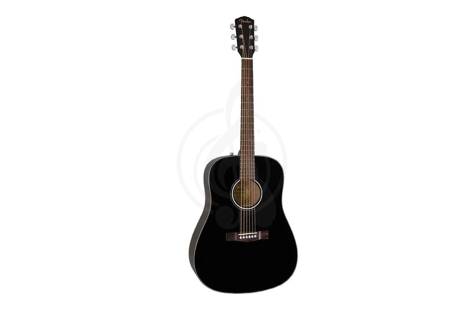 Акустическая гитара FENDER CD-60S DREADNOUGHT BLACK акустическая гитара - фото 2