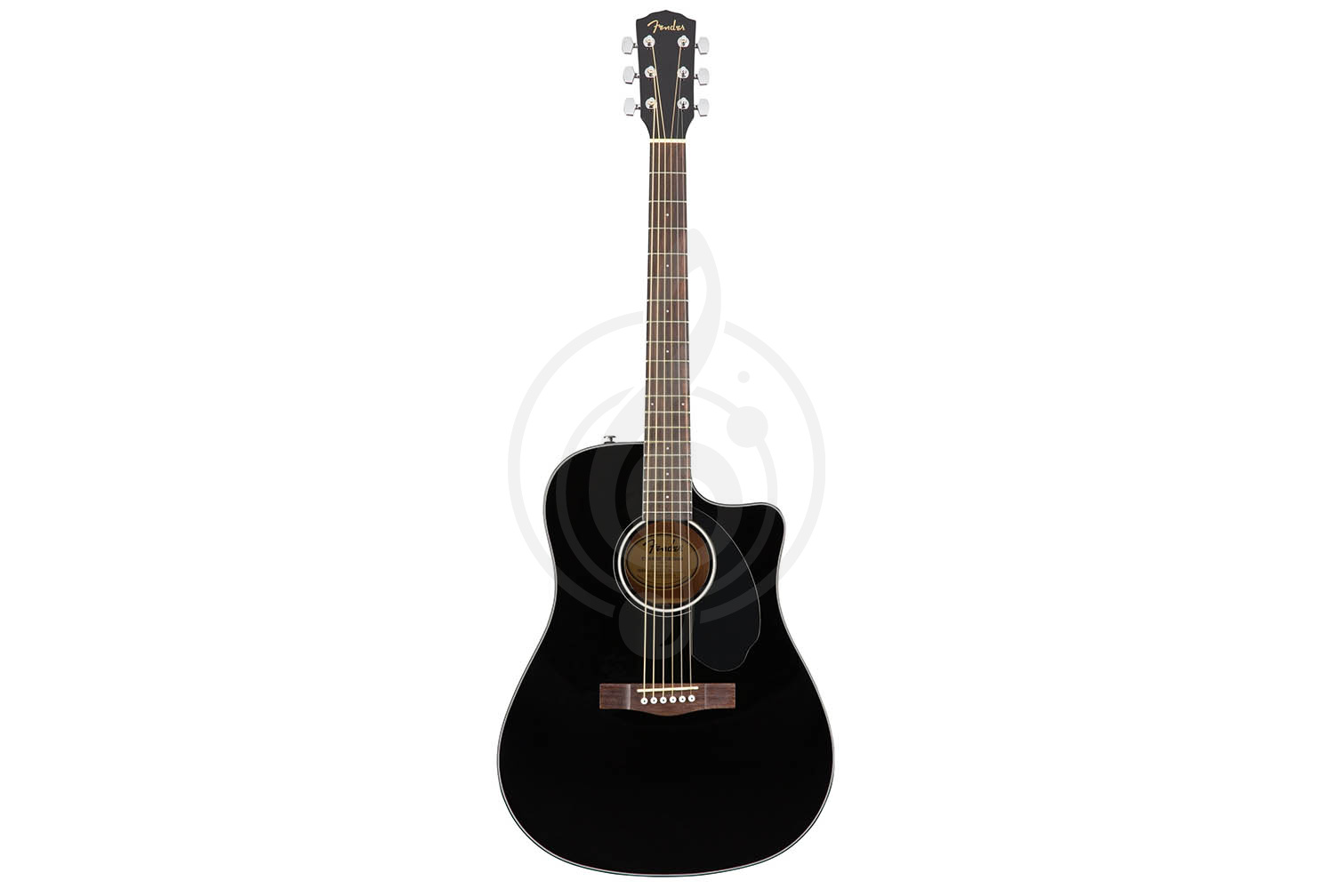 Электроакустическая гитара FENDER CD-60SCE Dread Black WN - Электроакустическая гитара - фото 1