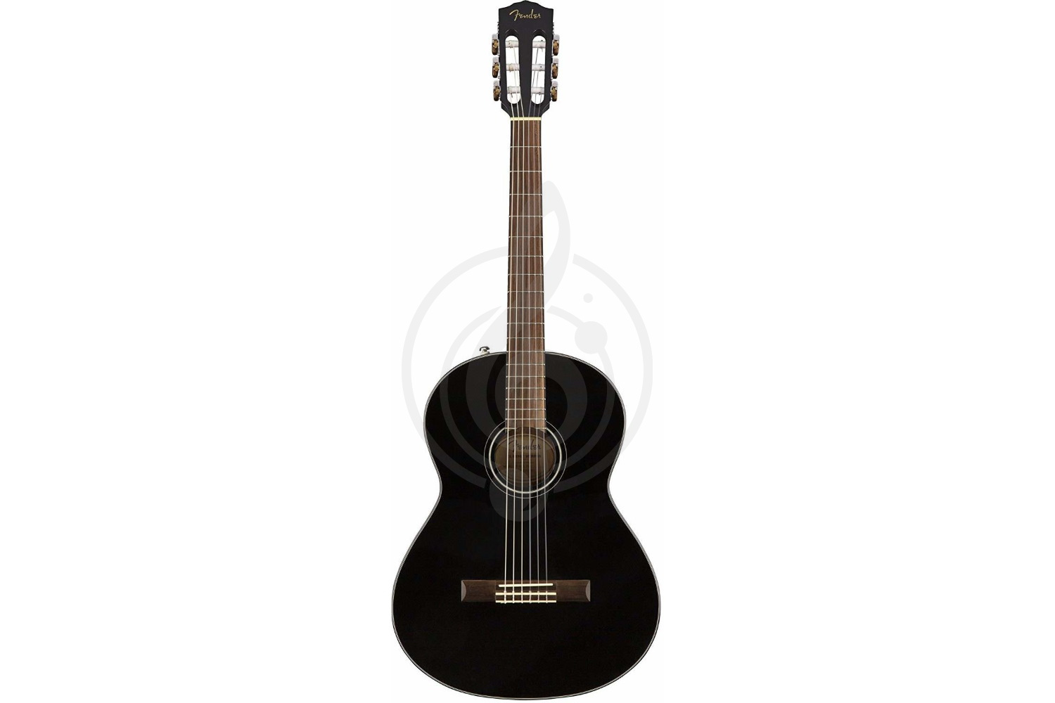 Классическая гитара 4/4 FENDER CN-60S Nylon, Black WN - Классическая гитара - фото 1