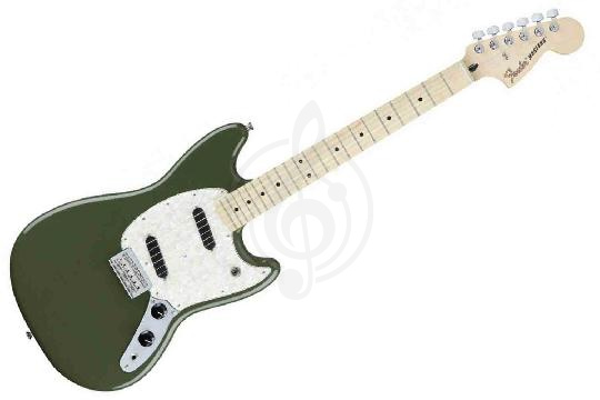 Изображение Электрогитара Mustang Fender MUSTANG MN Olive