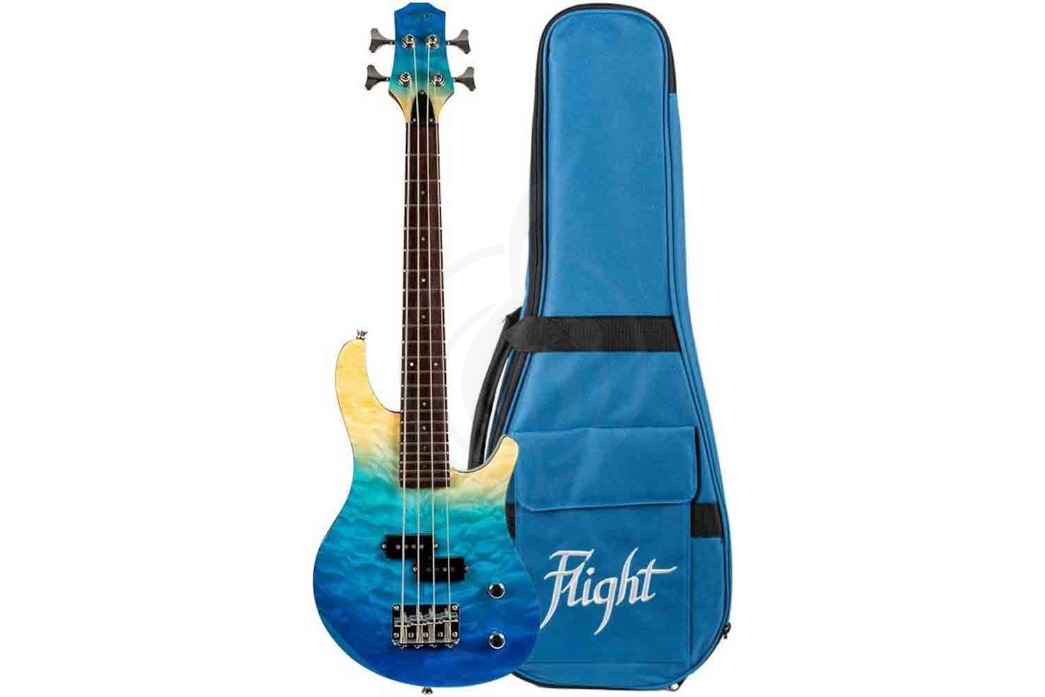 Укулеле бас FLIGHT Mini Bass TBL - Электроукулеле бас - фото 17