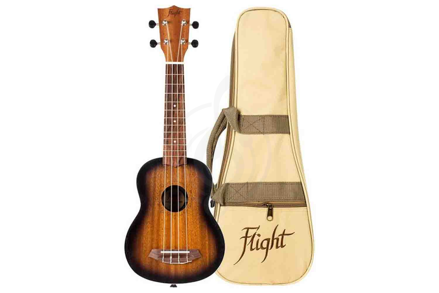 Укулеле сопрано FLIGHT NUS380 AMBER - Укулеле сопрано с чехлом - фото 3