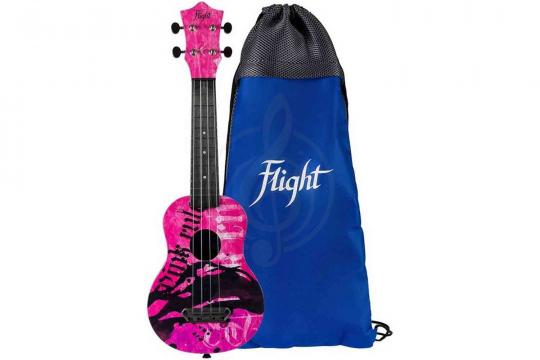 Укулеле сопрано FLIGHT ULTRA S-40 Pink Rules - Укулеле сопрано Флайт серия Ultra - фото 6