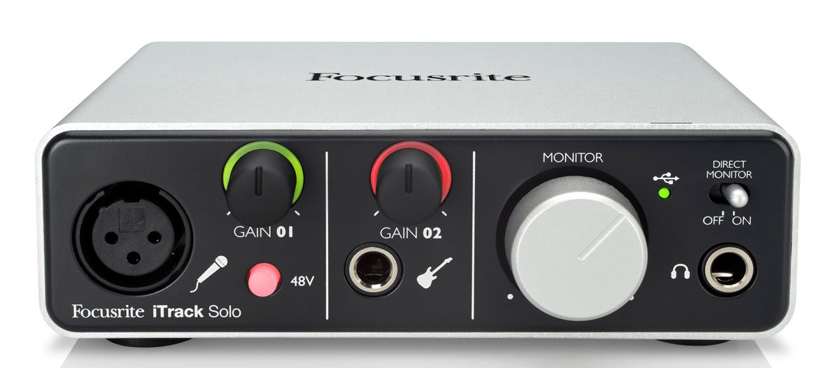  FOCUSRITE iTrack Solo Компактный USB интерфейс с возможностью записи на iPad - фото 1
