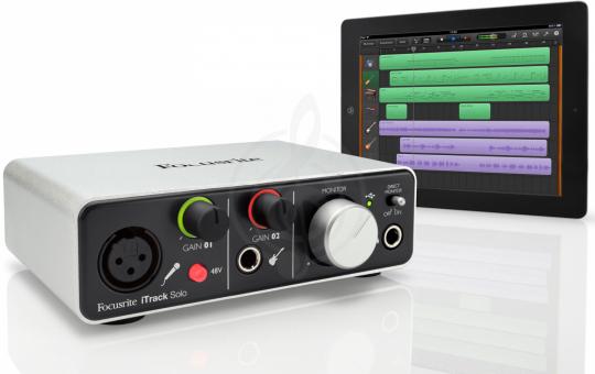  FOCUSRITE iTrack Solo Компактный USB интерфейс с возможностью записи на iPad - фото 5