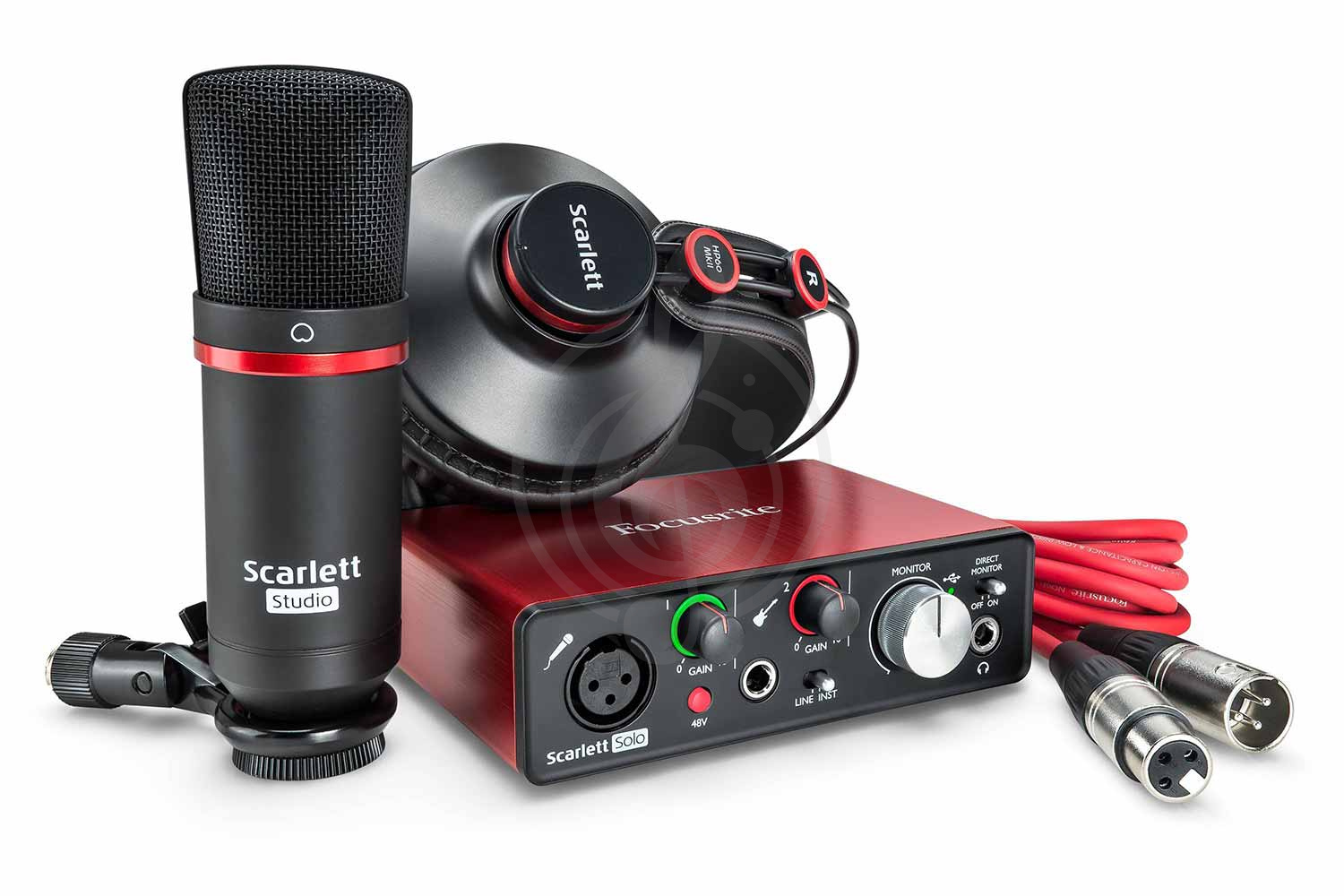 Комплект для звукозаписи FOCUSRITE Scarlett Solo Studio 2nd Gen - Аудиоинтерфейс - фото 1