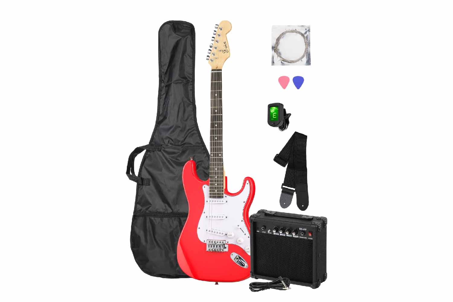 Электрогитара Stratocaster Foix FGP/FGP-STK-RD - Электрогитара - фото 1