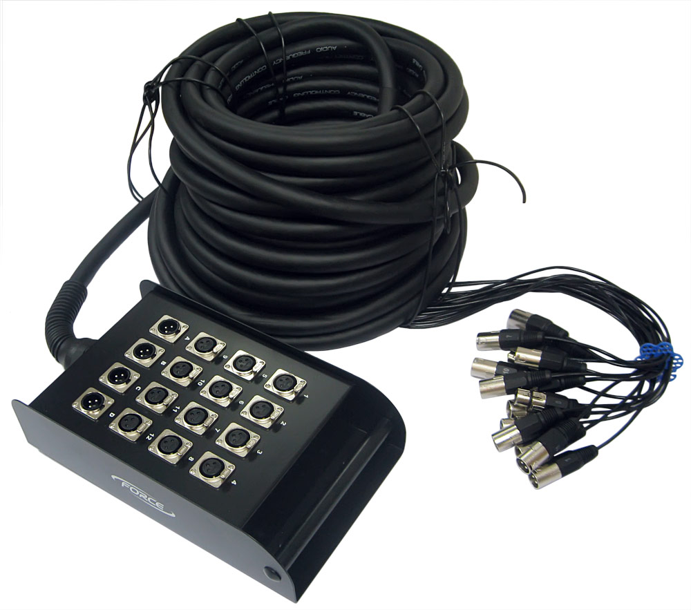 Мультикор FORCE MSB-03/20 - мультикор (stage box) 12x4, 20 м - фото 1