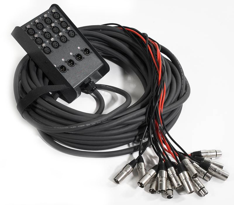 Мультикор FORCE MSB-03/30 - мультикор (stage box) 12x4, 30 м - фото 1