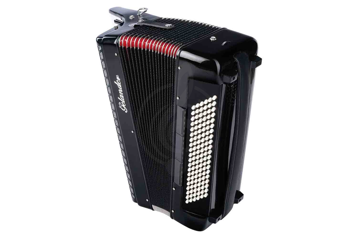 Аккордеон 4/4 Gelander GH2008H-3 Аккордеон 41/120/7+3, черный - фото 5