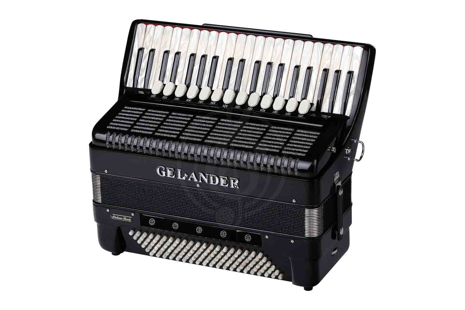 Аккордеон 4/4 Gelander GH2012HA-BLACK - Аккордеон 41/120/13+6+1, черный - фото 5