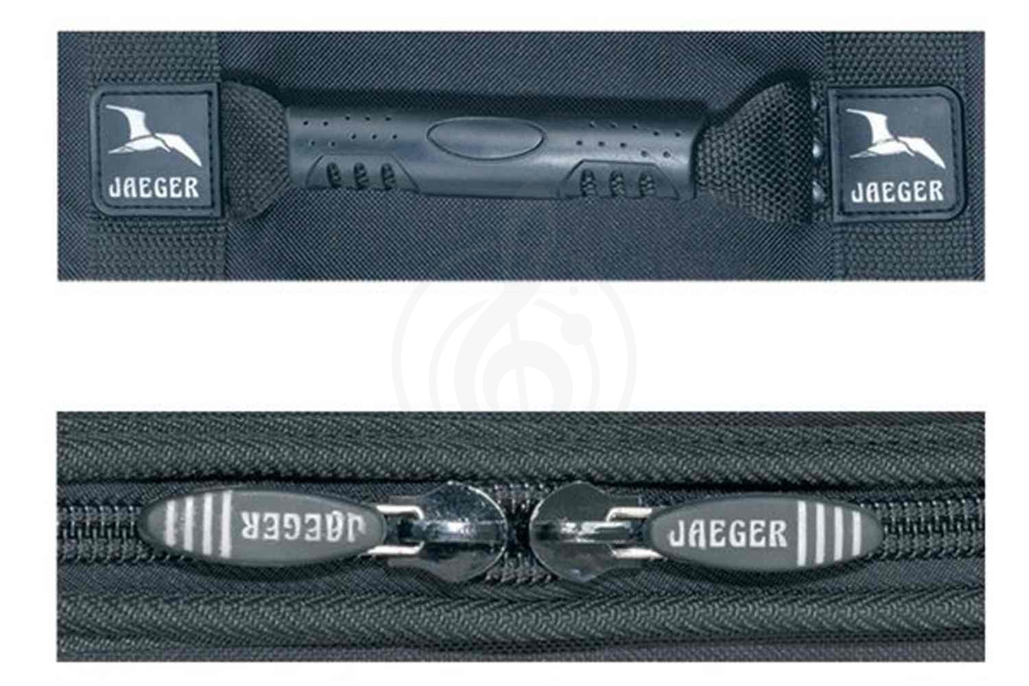  GEWA Jaeger Double bass Gig Bag 4/4 Black - Чехол для контрабаса - фото 4