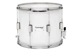 Изображение GEWA Marching Parade Drum Birch White Chrome 14x12"